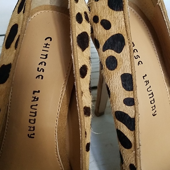 Chinese Laundry Leopard Print Heels 8.5 - Picture 7 of 7